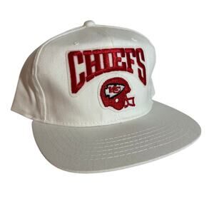 Vintage 1990s Kansas City Chiefs Snapback Hat by New Era NFL Football Snapback